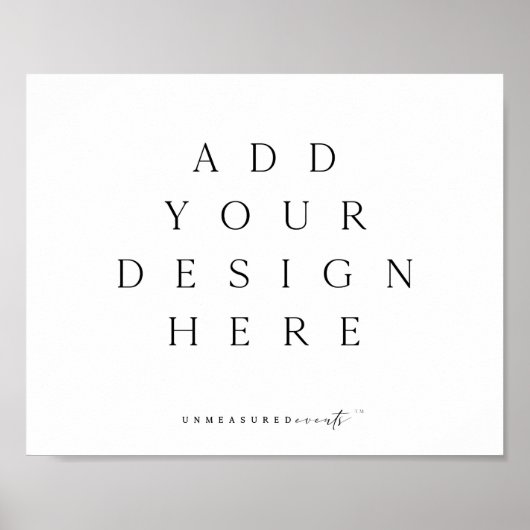 Horizontaal Poster afdrukken (Voorkant)