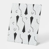 Horizontaal, Quill Grey Pedestal Sign Reclamebord Met Voetstuk (Voorkant)