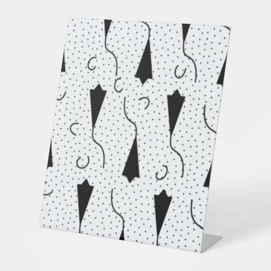 Horizontaal, Quill Grey Pedestal Sign Reclamebord Met Voetstuk (Voorkant)