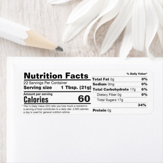 Horizontaal retour-adres honingvoeding etiket (Insitu)