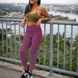 Horizontaal rode verloopstreep opheffen leggings