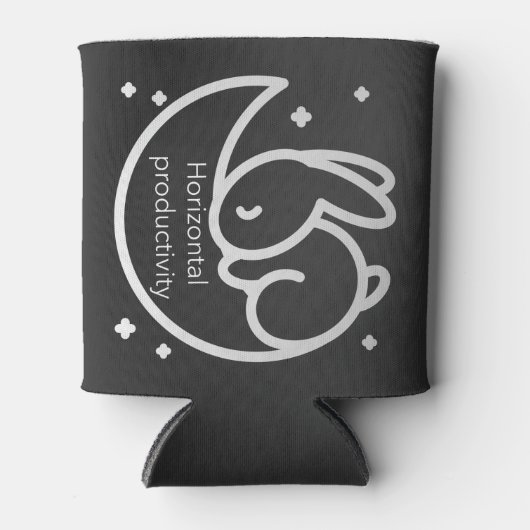 Horizontaal slaappatroon voor productiviteit blikjeskoeler (Voorkant)