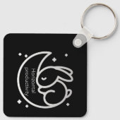 Horizontaal slaappatroon voor productiviteit sleutelhanger (Achterkant)