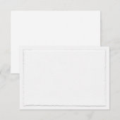 Horizontaal snijpunt voor handbediende romp RSVP kaartje (Voorkant / Achterkant)