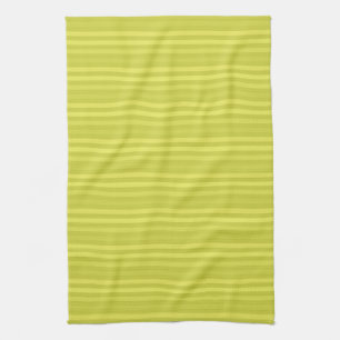 Horizontaal Stripes Chartreuse Yellow Pattern Theedoek