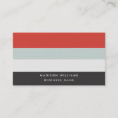 Horizontaal stripmonogram van de koepel visitekaartje (Voorkant)