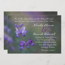 horizontaal veld Lupine-uitnodiging