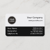 Horizontaal Visitekaartje QR-code (Voorkant)