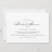 Horizontaal Vrijgezellenfeest elegante kalligrafie Kaart (Voorkant)