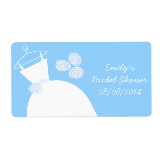 Horizontaal Vrijgezellenfeest voor bruiloft Gown B Etiket (Voorkant)
