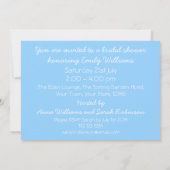 Horizontaal vrijgezellenfeest voor bruiloft Gown B Kaart (Achterkant)