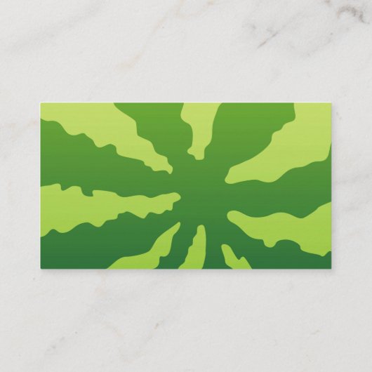 Horizontaal watermeloen visitekaartje (Achterkant)