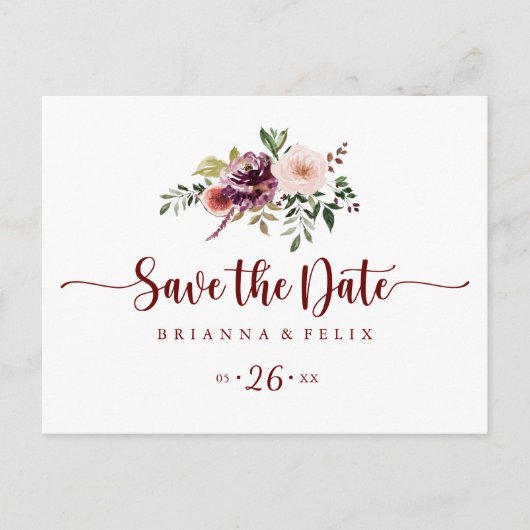 Horizontaal zomerreces sparen de Datum Briefkaart (Voorkant)