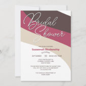 Horizontaalstreams voor chocolade-crème kaart (Voorkant)