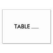 Horizontal Celebration Algemeen Tafelnummer Kaart (Voorkant)