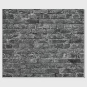 horizontal part of black painted brick wallwall,br cadeaupapier (Vlak)