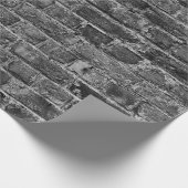 horizontal part of black painted brick wallwall,br cadeaupapier (Hoek)