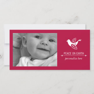 Horizontale 1 fotokaart feestdagenkaart