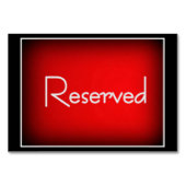 Horizontale 3,5-inch x 5-inch tafelkaart gereserve kaart (Voorkant)