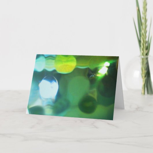 Horizontale Abstracte Groet Kaart (Voorkant)