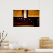 Horizontale Abstracte Rechthoeken Art Print Poster (Keuken)