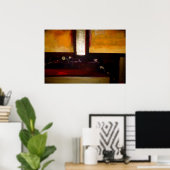 Horizontale Abstracte Rechthoeken Art Print Poster (Thuiskantoor)