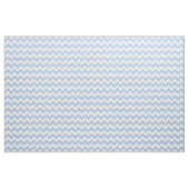 Horizontale babyblauw en witte zigzag stof (Yard (91,4 cm))