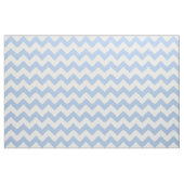 Horizontale babyblauw en witte zigzag stof (Fat Quarter)