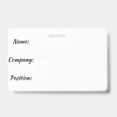 Horizontale badge (Achterkant)