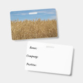 Horizontale badge (Voor- en achterkant)