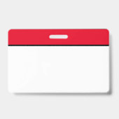 Horizontale badge (Achterkant)