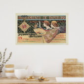 horizontale banner  art nouveau Barcelona Poster (Keuken)