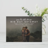 Horizontale bestemming save the date (Staand voorkant)