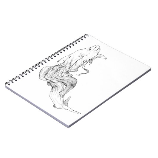 Horizontale Big Shark Notitieboek (Linkerzijde)