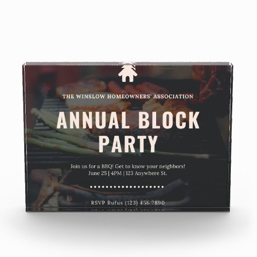 Horizontale blokfoto fotoblokken (Voorkant)