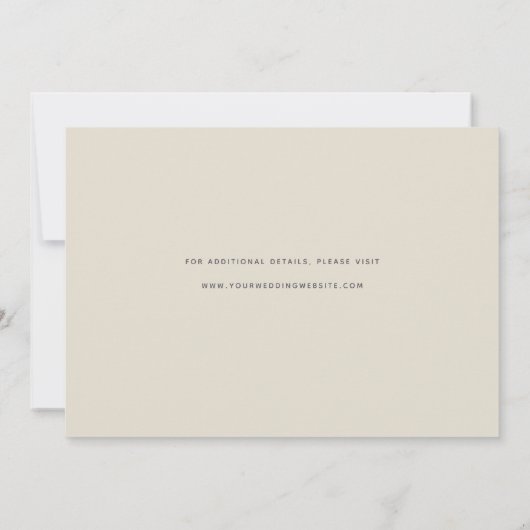 Horizontale boog | Foto Save The Date (Achterkant)