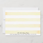 Horizontale citroenen bloem bedankbriefjes citrus  kaart (Achterkant)