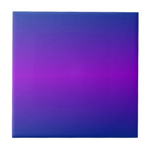 Horizontale DarkPowderBlue en Donkere Violet Gradi Tegeltje
