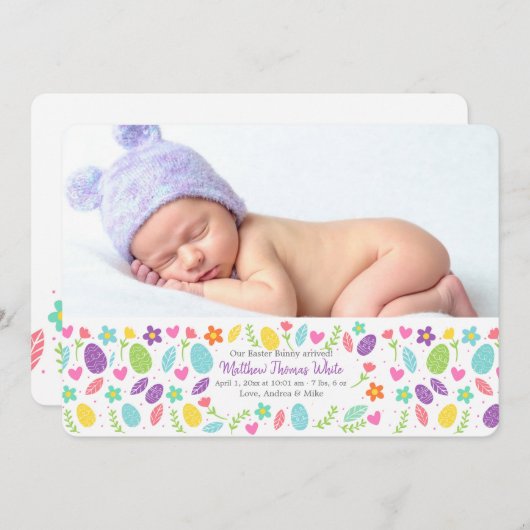 Horizontale de Aankondiging van de Geboorte van de (Voorkant / Achterkant)