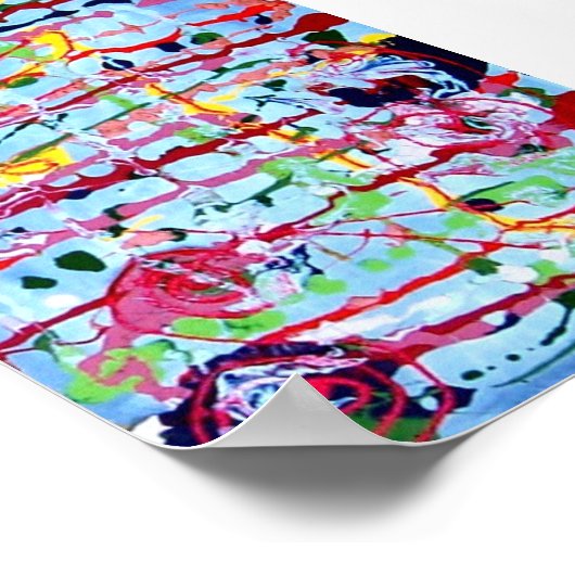 Horizontale druppel poster (Hoek)