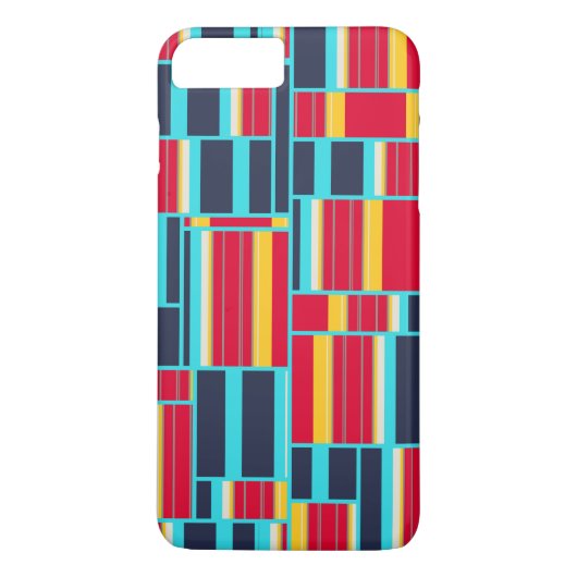 Horizontale en verticale strepen Case-Mate iPhone case (Achterkant)