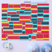 Horizontale en verticale strepen flyer (Enkel)