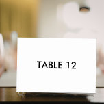 Horizontale Feestelijke Enkele Tafel Nummerkaart Kaart<br><div class="desc">Personaliseer Minimalistische Kunst,  voeg naam of foto toe. Ziet er goed uit op alles. ⭐PERSONALISEER deze sjabloon met je eigen kunstwerk. ⭐BEWERK het verder om meer veranderingen aan te brengen. ⭐VERPLAATS dit ontwerp naar elk product. Bezoek al mijn winkels op bit.ly/SandyspiderStores (knip en plak).</div>