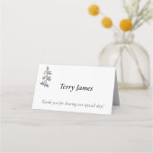 horizontale Fold Folded Place Card Plaatskaartje (Voorkant)