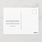 horizontale foto bruiloft bedankt handschrift briefkaart (Achterkant)