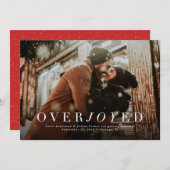 Horizontale foto met overvloed op vakantie save the date (Voorkant / Achterkant)