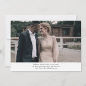 Horizontale foto script save the date (Achterkant)