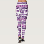 Horizontale gedrukte leggings (Achterkant)