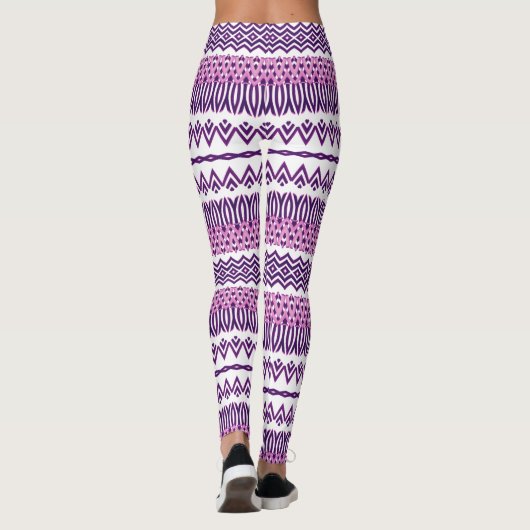 Horizontale gedrukte leggings (Achterkant)