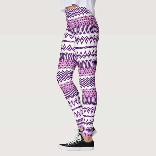 Horizontale gedrukte leggings (Links)